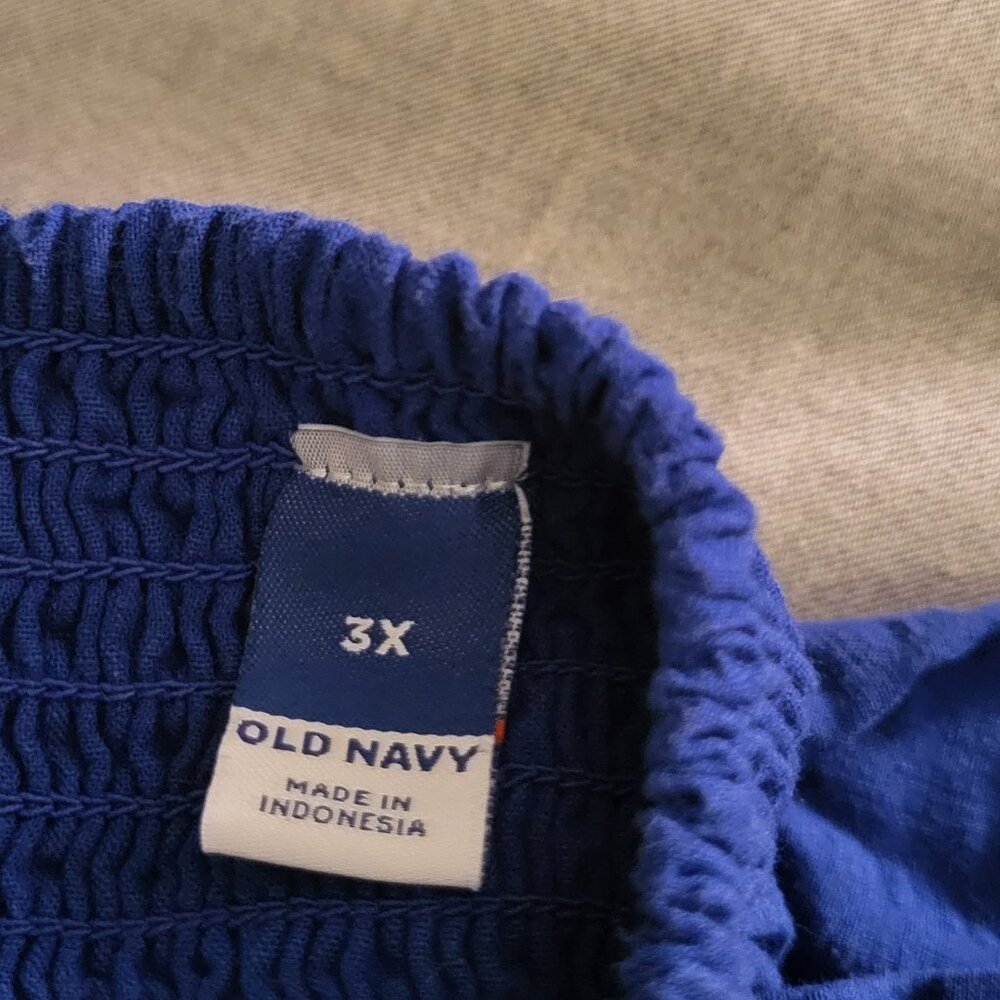 Old Navy Blue Dress 3X - Picture 5 of 5